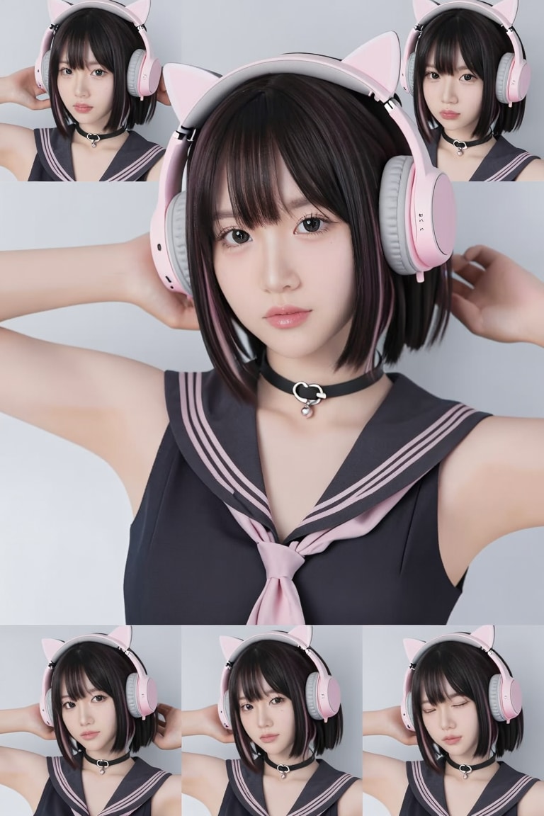 ヘッドホンかわいいでしょ？