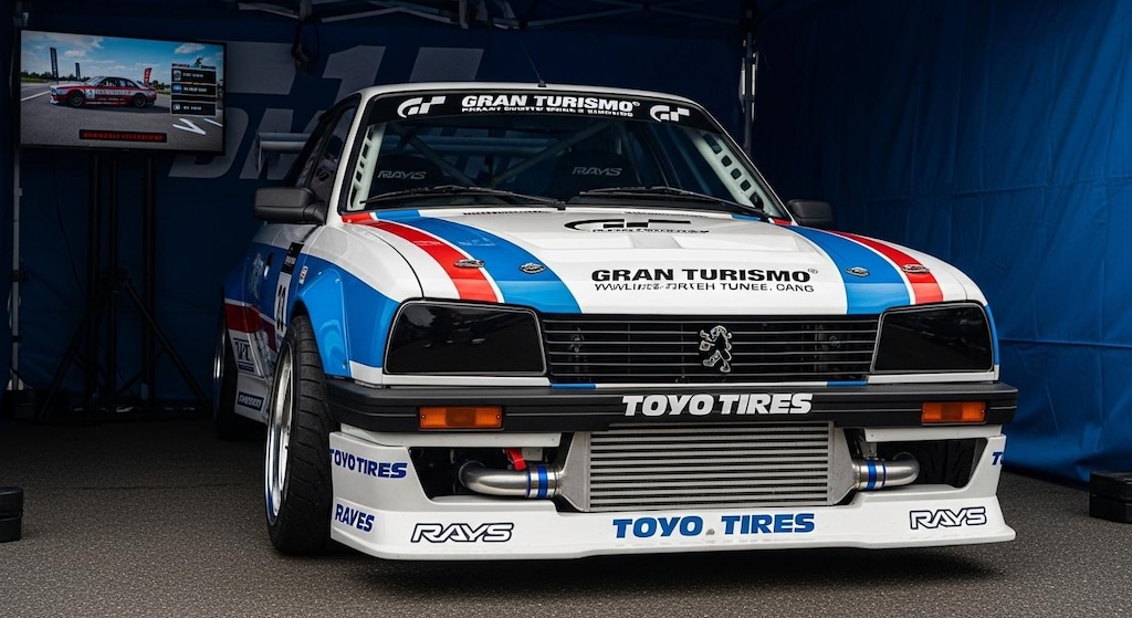 トーヨータイヤプジョー505のドリ車