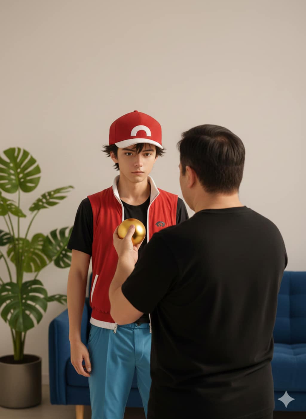 きんのたまを　あげよう