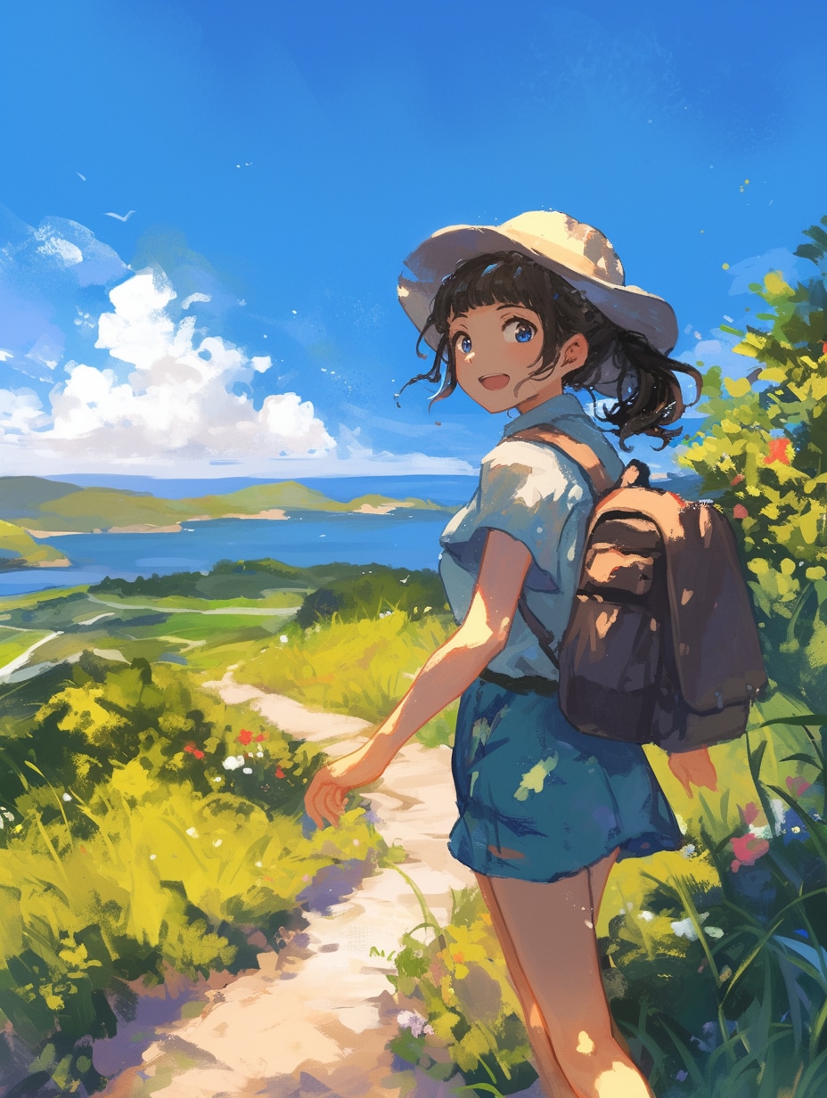 旅する少女101 | の人気AIイラスト・グラビア