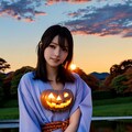 10/06 今日の嫁ちゃんR【夕焼けの海岸にて（ホイミンは友達）】 2枚目