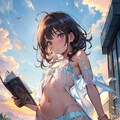 10/06 今日の嫁ちゃんR【夕焼けの海岸にて（ホイミンは友達）】 10枚目