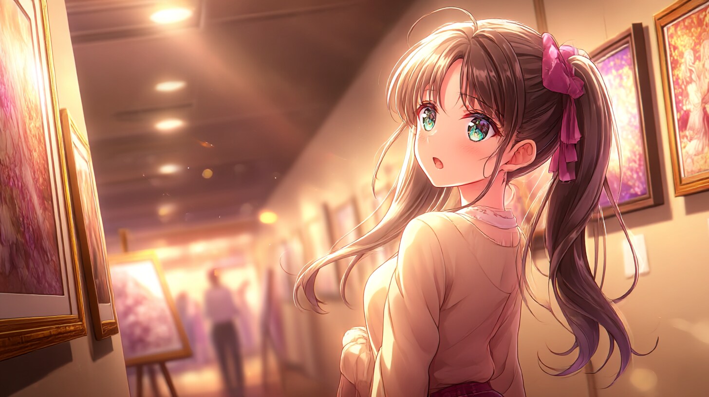 美術展で鑑賞