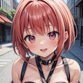 二次おっぱいポロリ194《赤髪ボンテージ》 12枚目