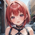二次おっぱいポロリ194《赤髪ボンテージ》 5枚目