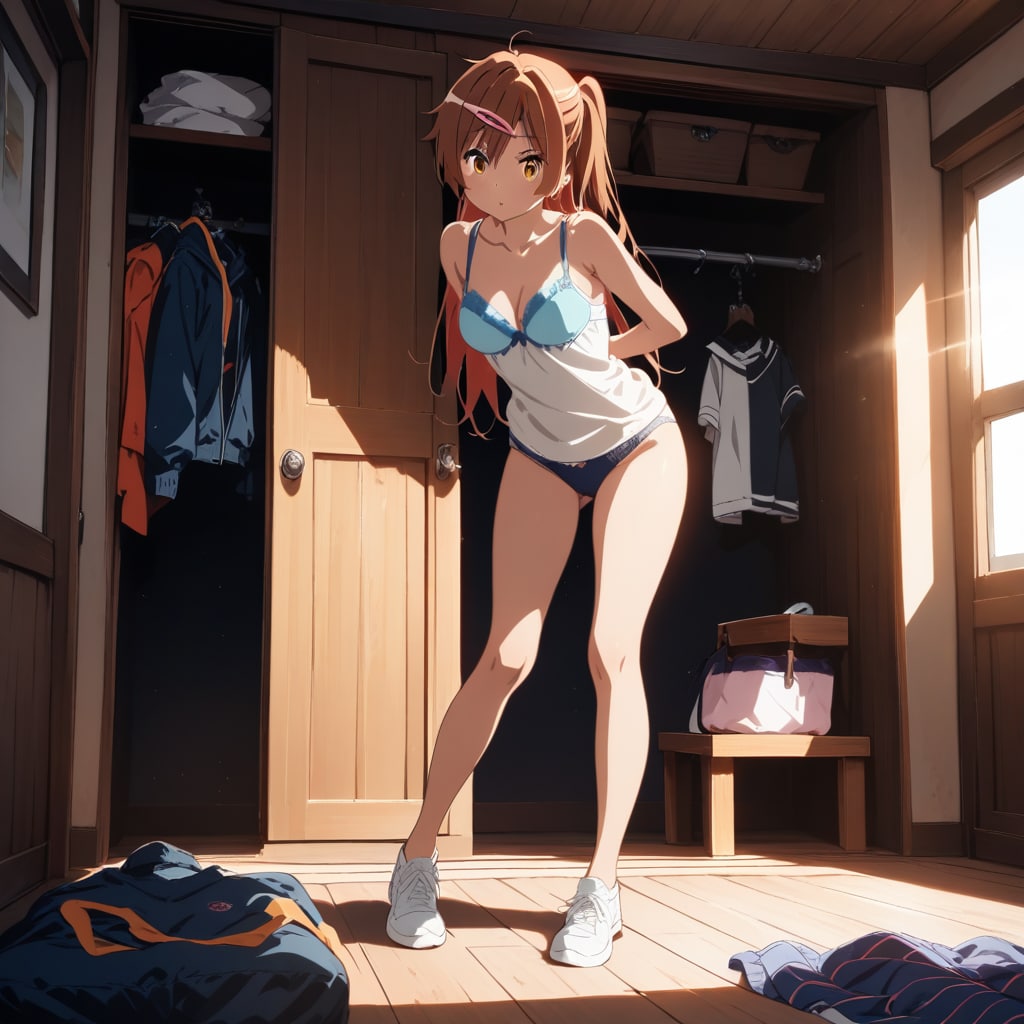 丹生谷森夏着替え中
