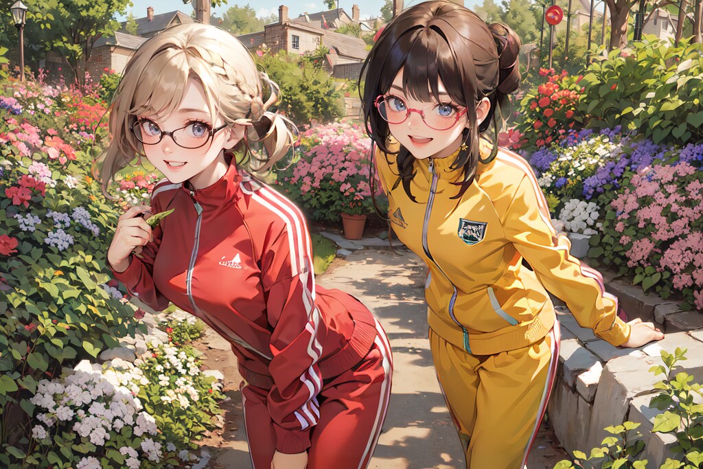 部活中の一コマ。眼鏡とりかえっこ