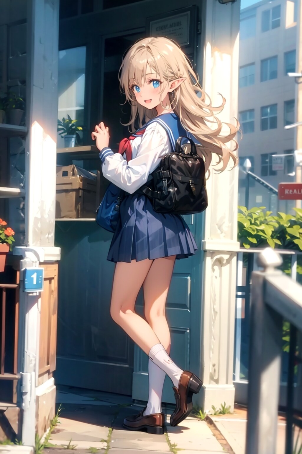 エルフさん セーラー服  (TOPAZ)