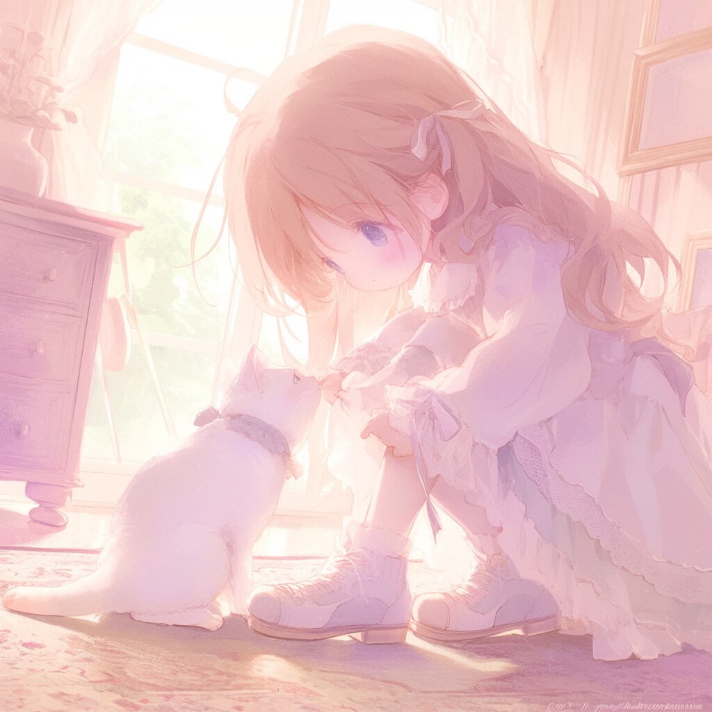 猫と女の子 cats and girl | の人気AIイラスト・グラビア