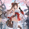 近未来退魔巫女のオリジナル狐娘 2枚目