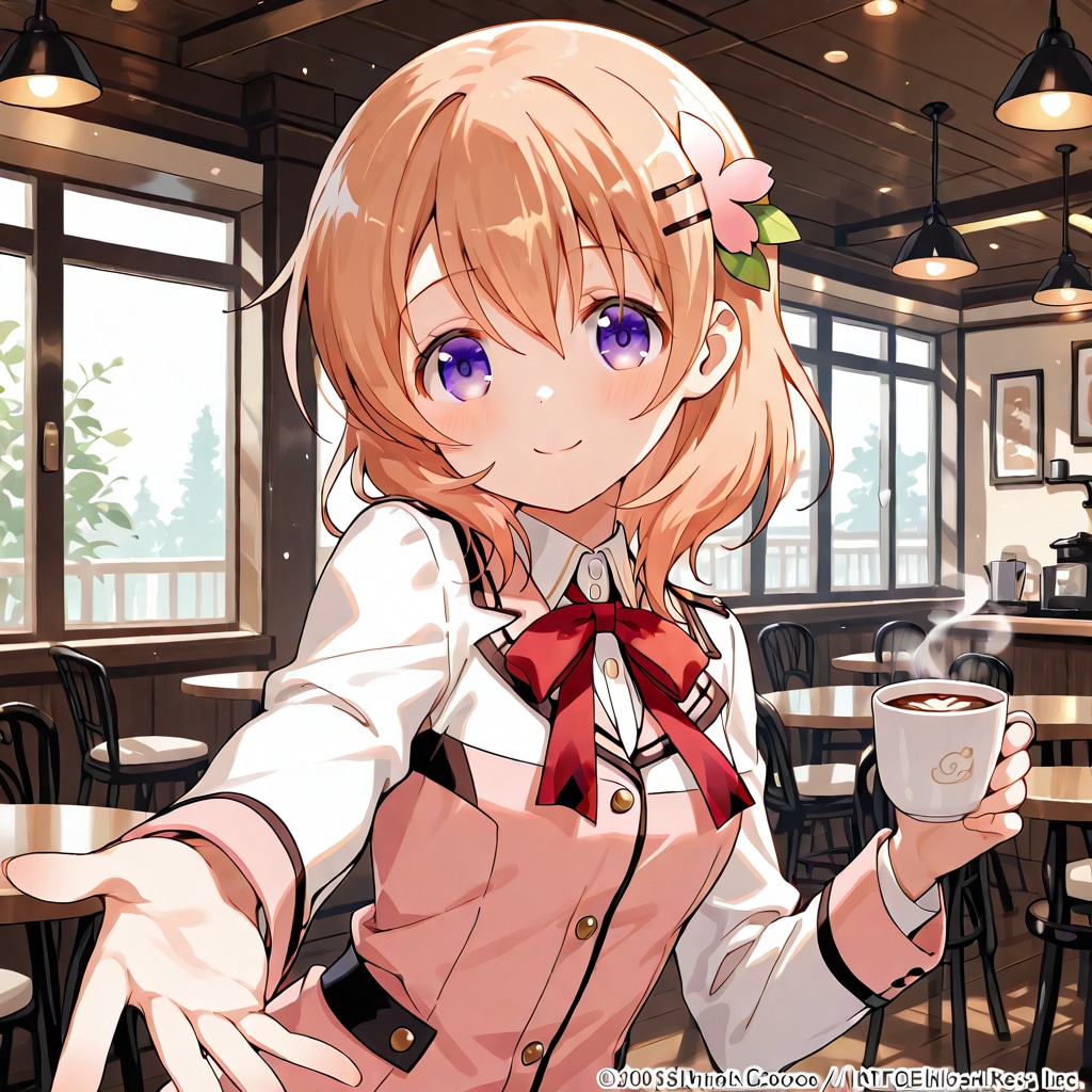 よっと、コーヒーどうぞ | の人気AIイラスト・グラビア
