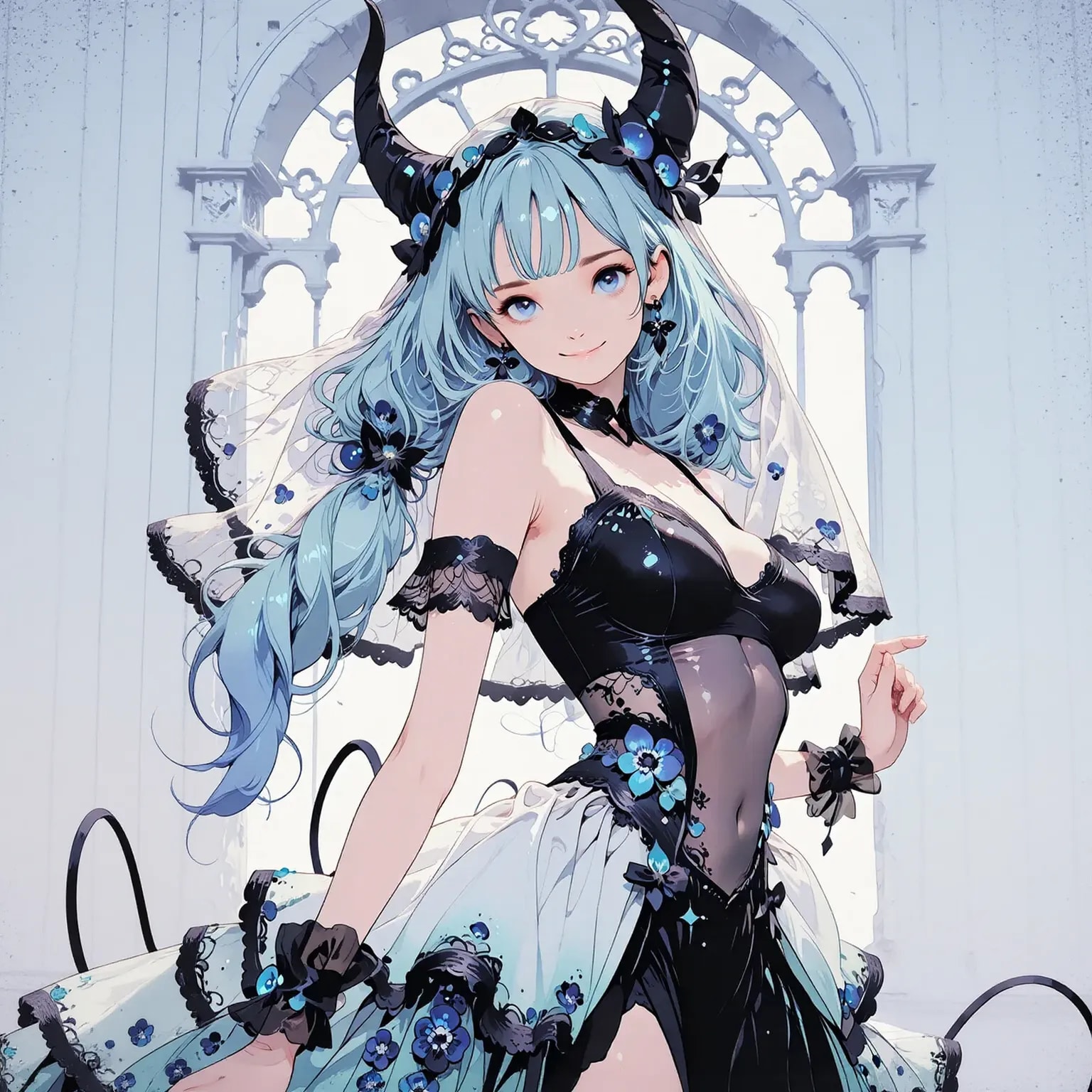 魔族の花嫁 | の人気AIイラスト・グラビア