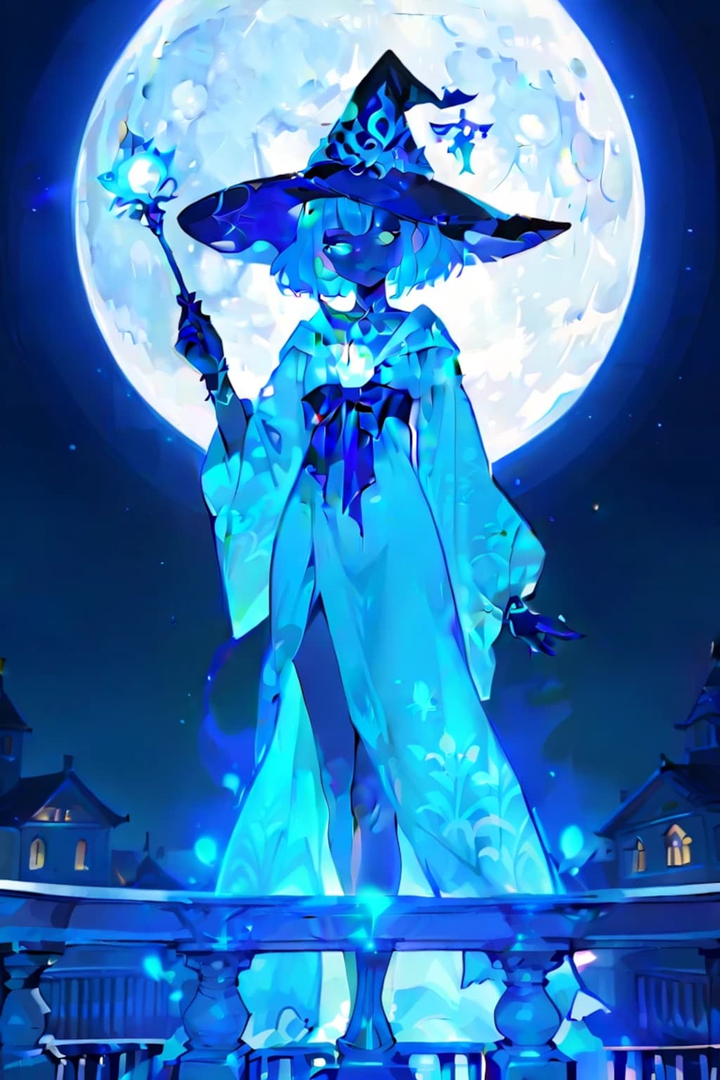 満月と魔法使い