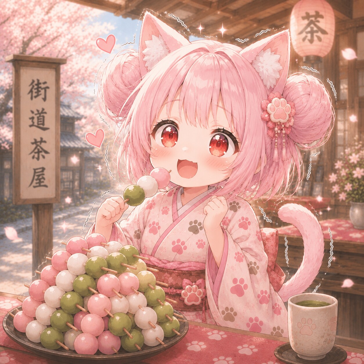 お団子ヘア