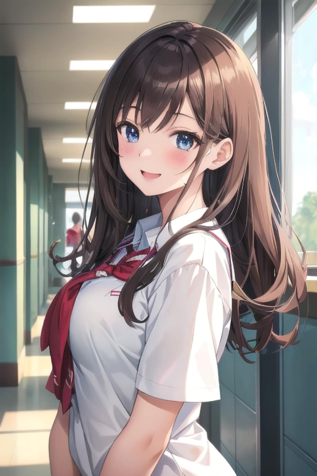 待ち合わせの廊下