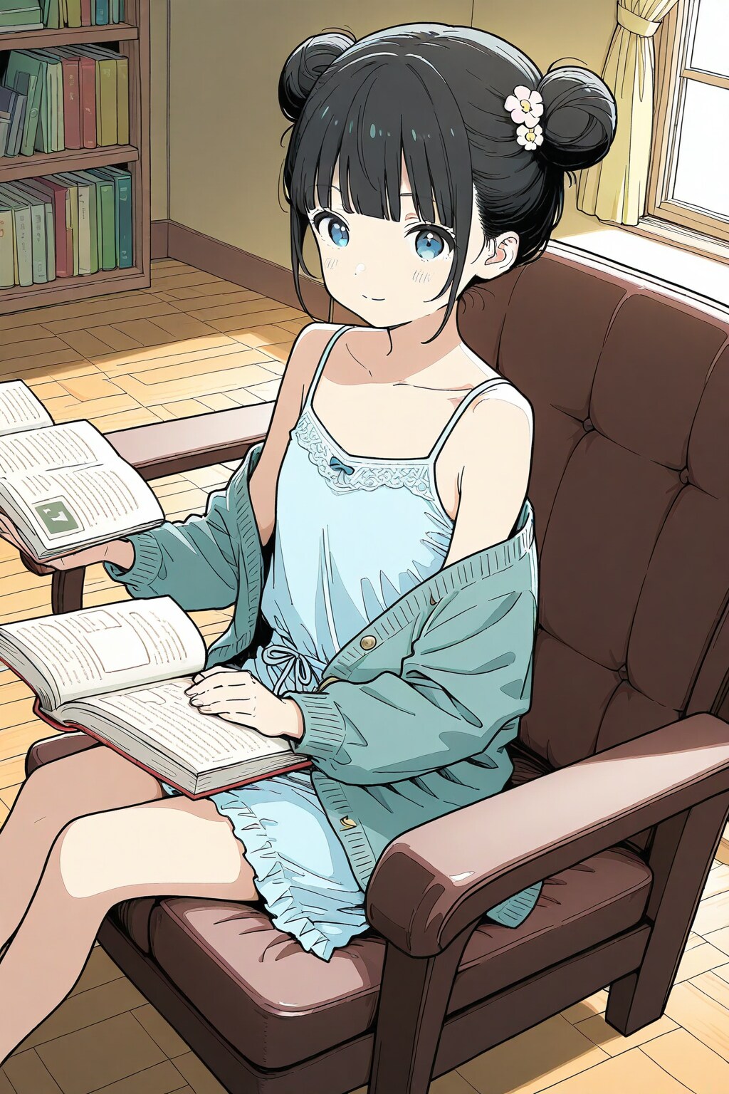 本を読むおだんごちゃん🍡✨