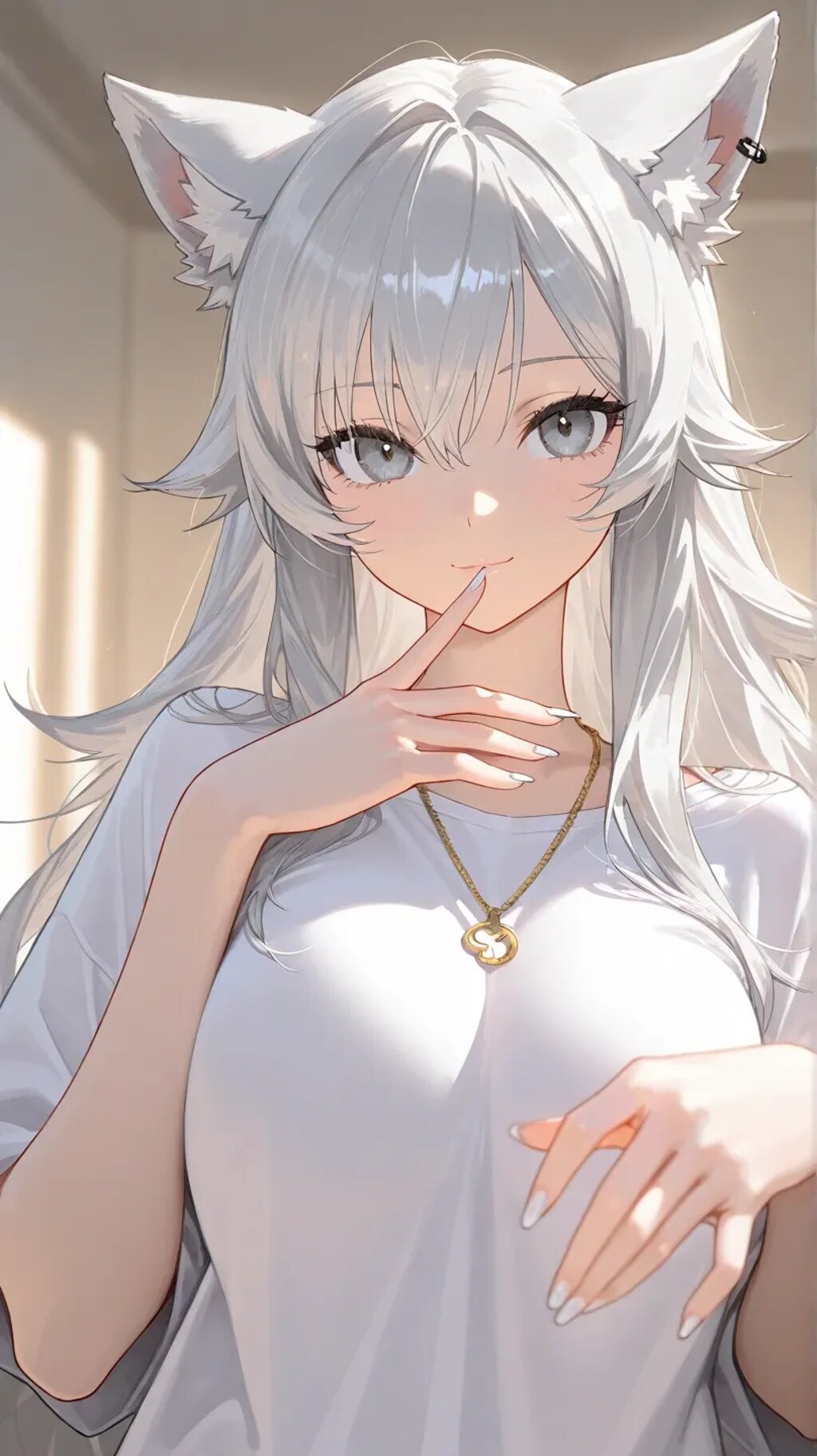 ウルフ耳の美女