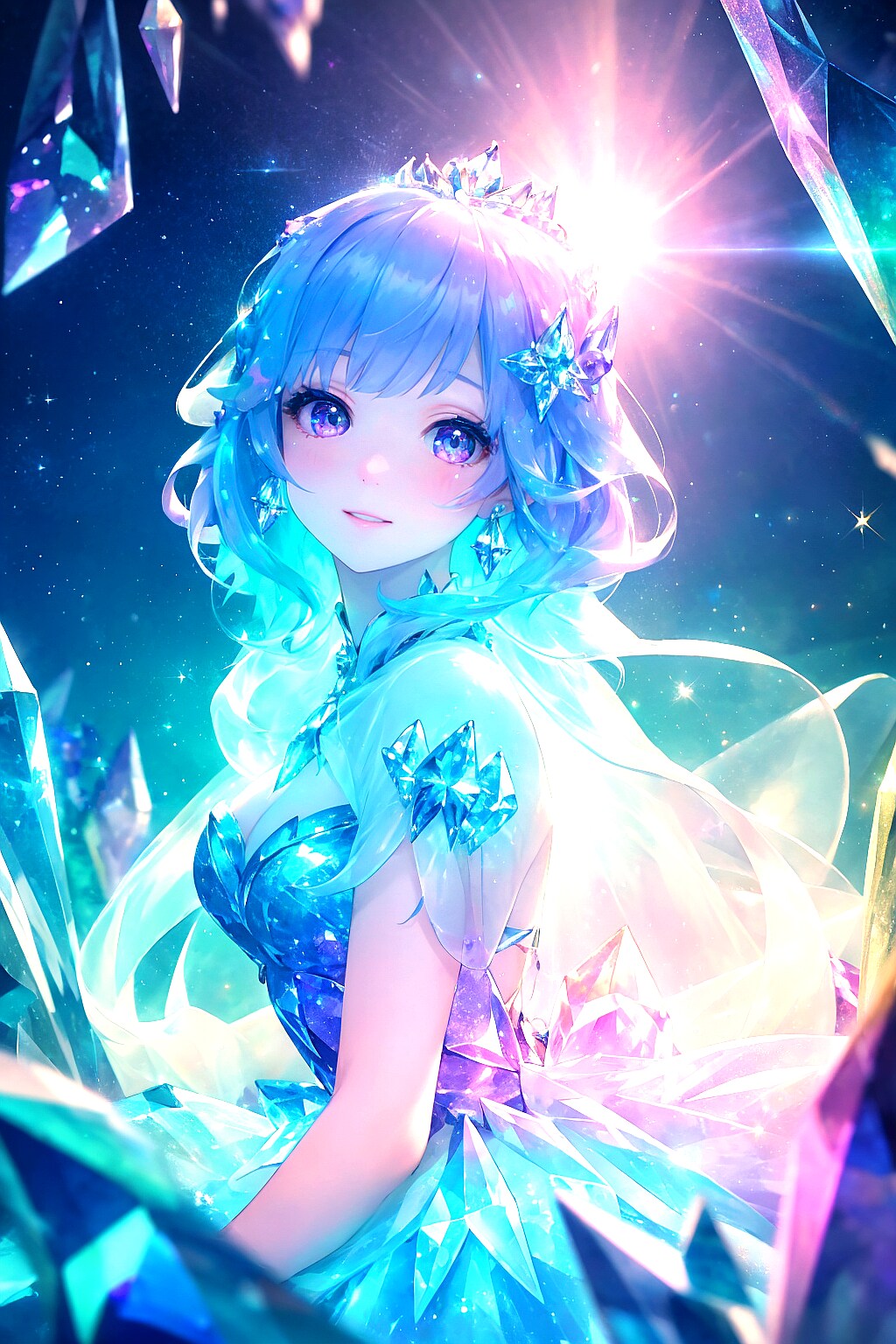 クリスタル少女を参考にしたクリスタル少女　SD