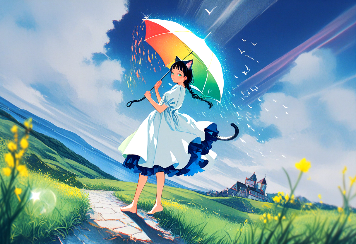 雨が降っているときは虹を探そう。暗いときは、星を探そう。