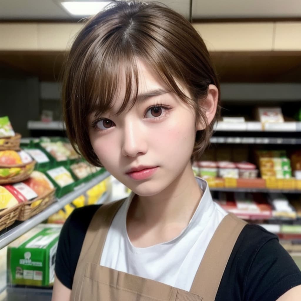 スーパーでバイトちゃん