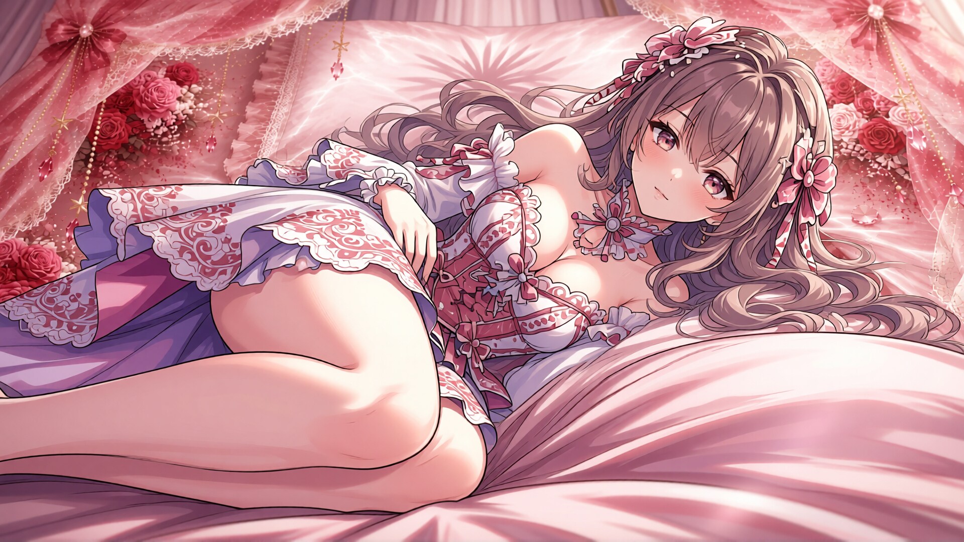 茶髪少女とドレス　その6-3
