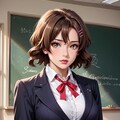 ショートヘア女子高生 4枚目