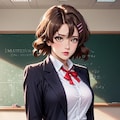 ショートヘア女子高生 5枚目