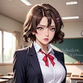 ショートヘア女子高生 2枚目