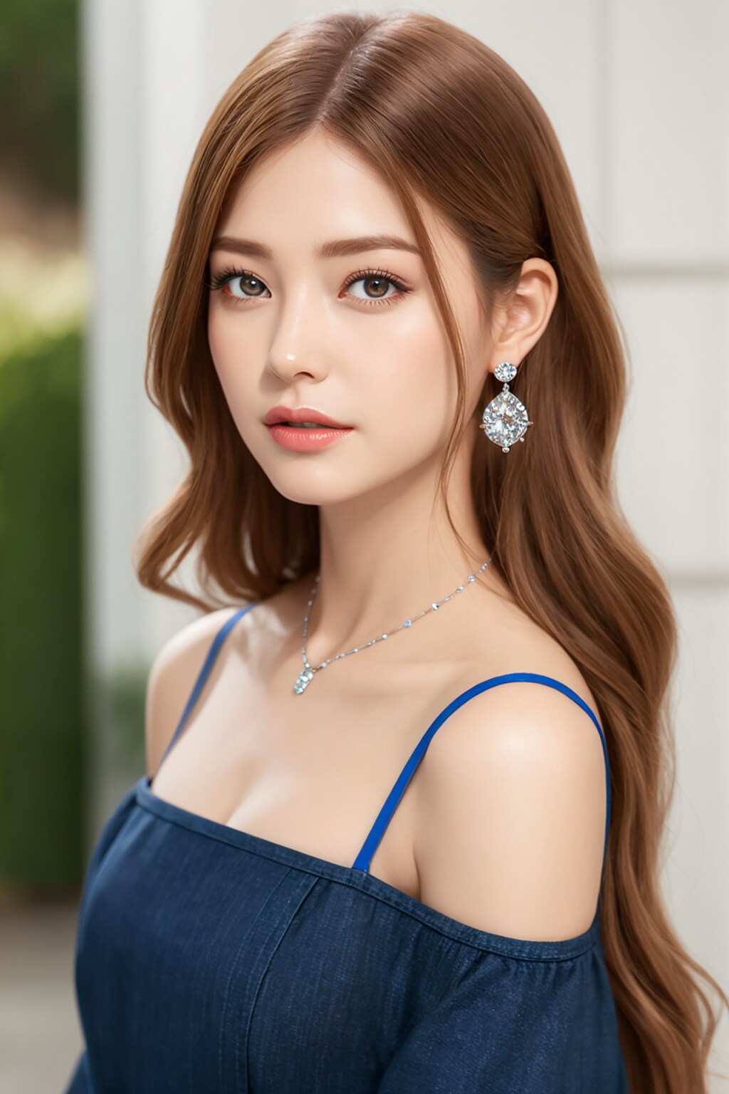 ダイヤの耳飾り