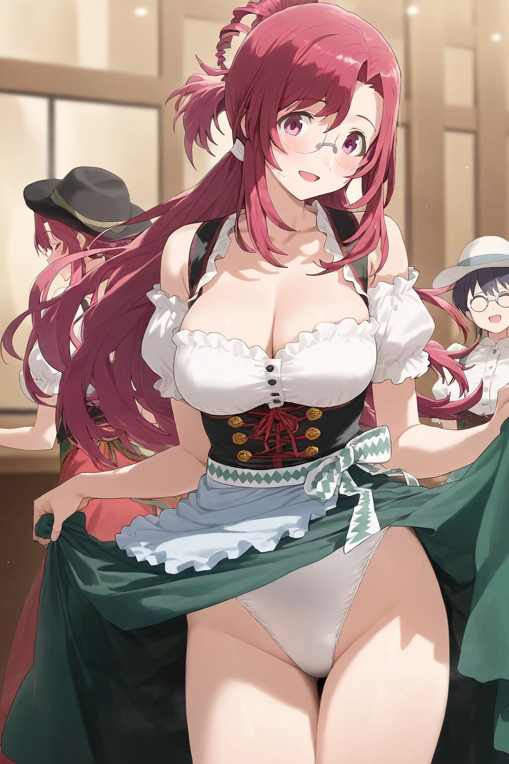 風見みずほに「ディアンドル衣装を着せてみた」by #MESS