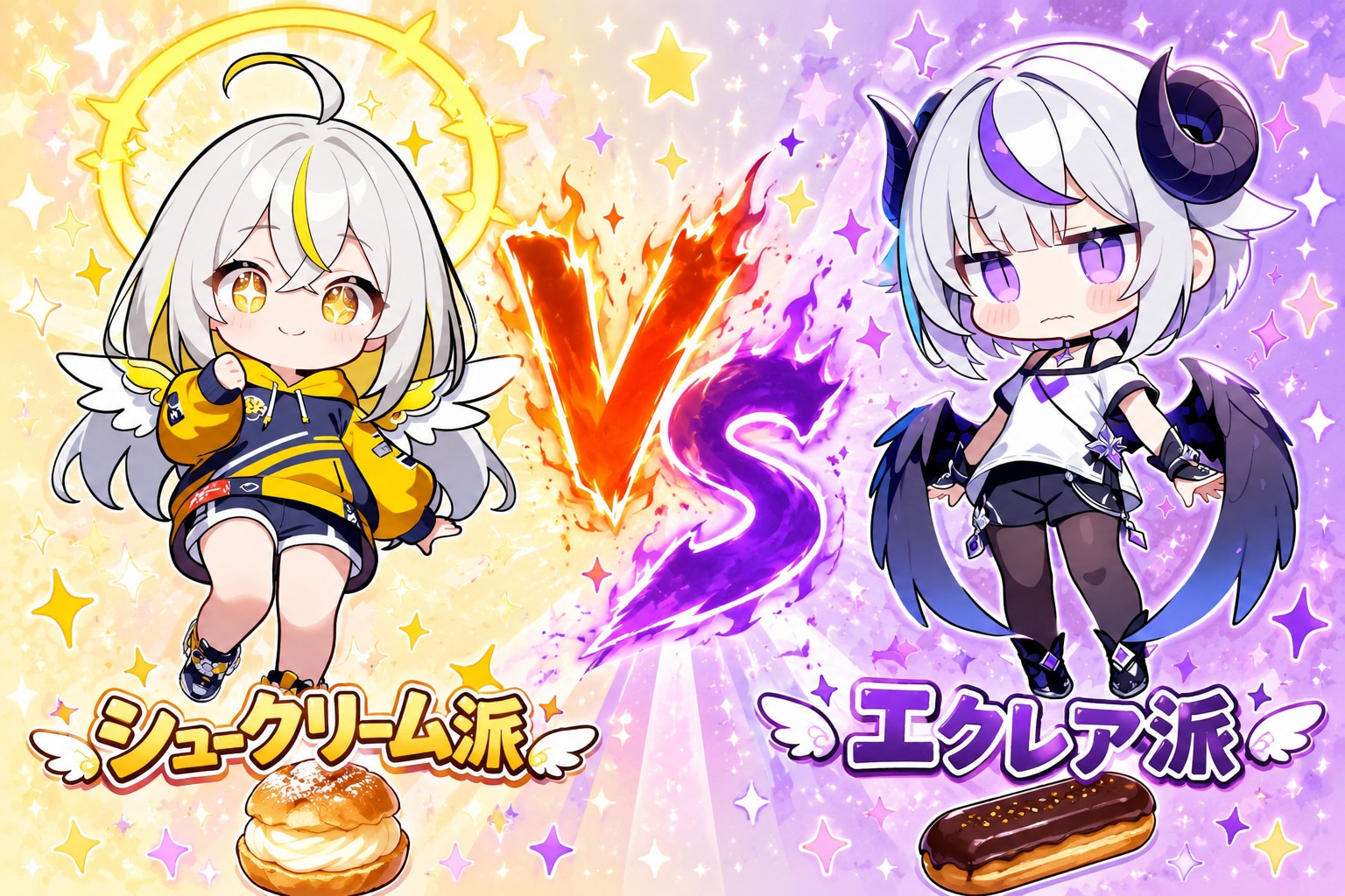 天使と悪魔の負けられない戦い