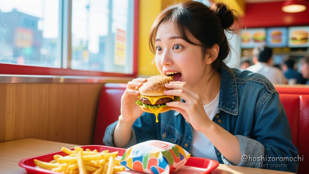 幸せな一口の瞬間