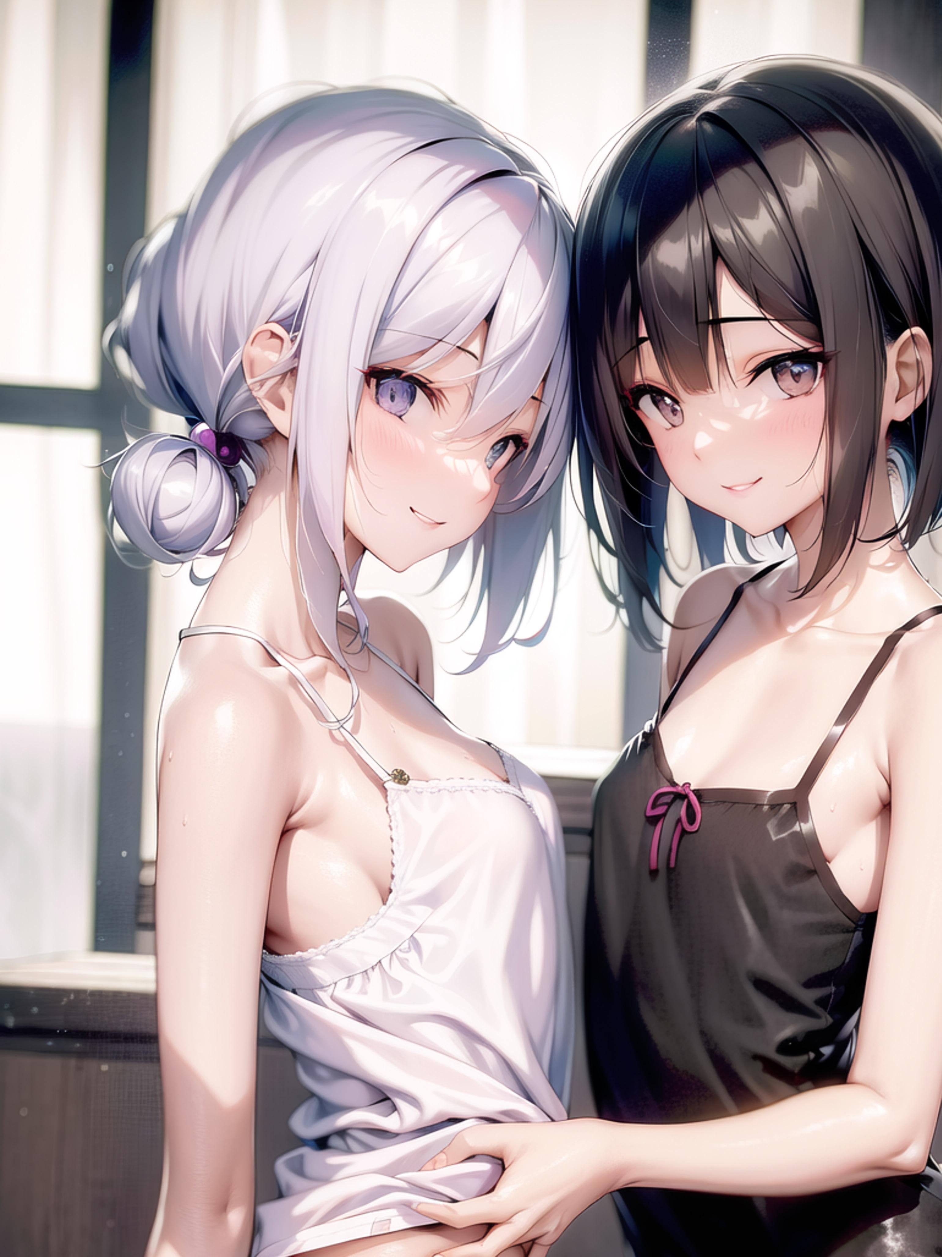 指に絡む布の端が