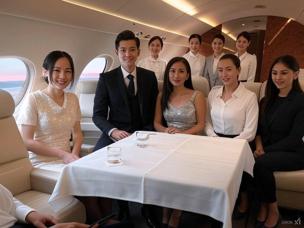 プライベートJET１　一夫多妻