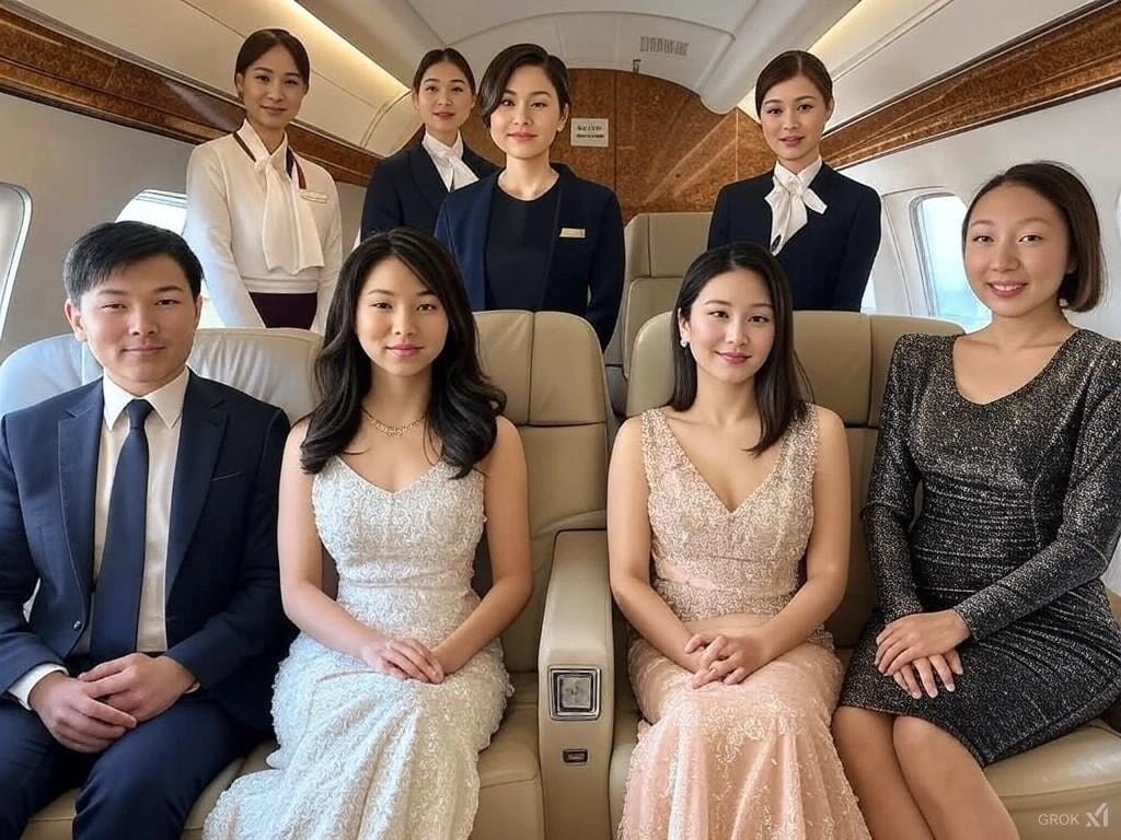 プライベートJET１　一夫多妻