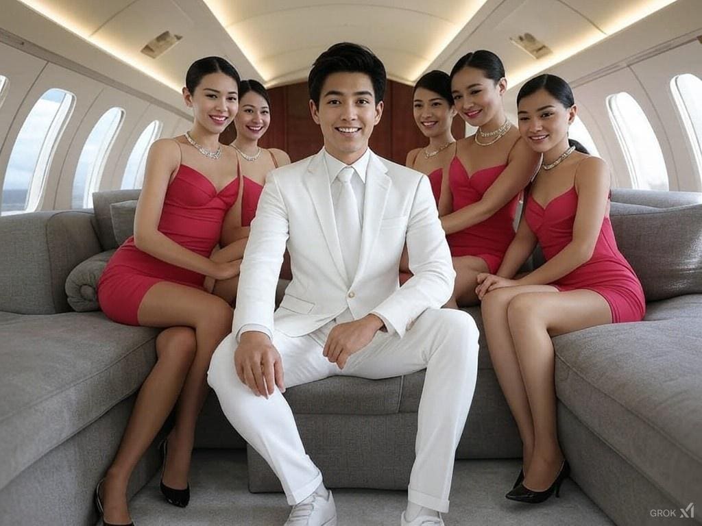 プライベートJET１　一夫多妻