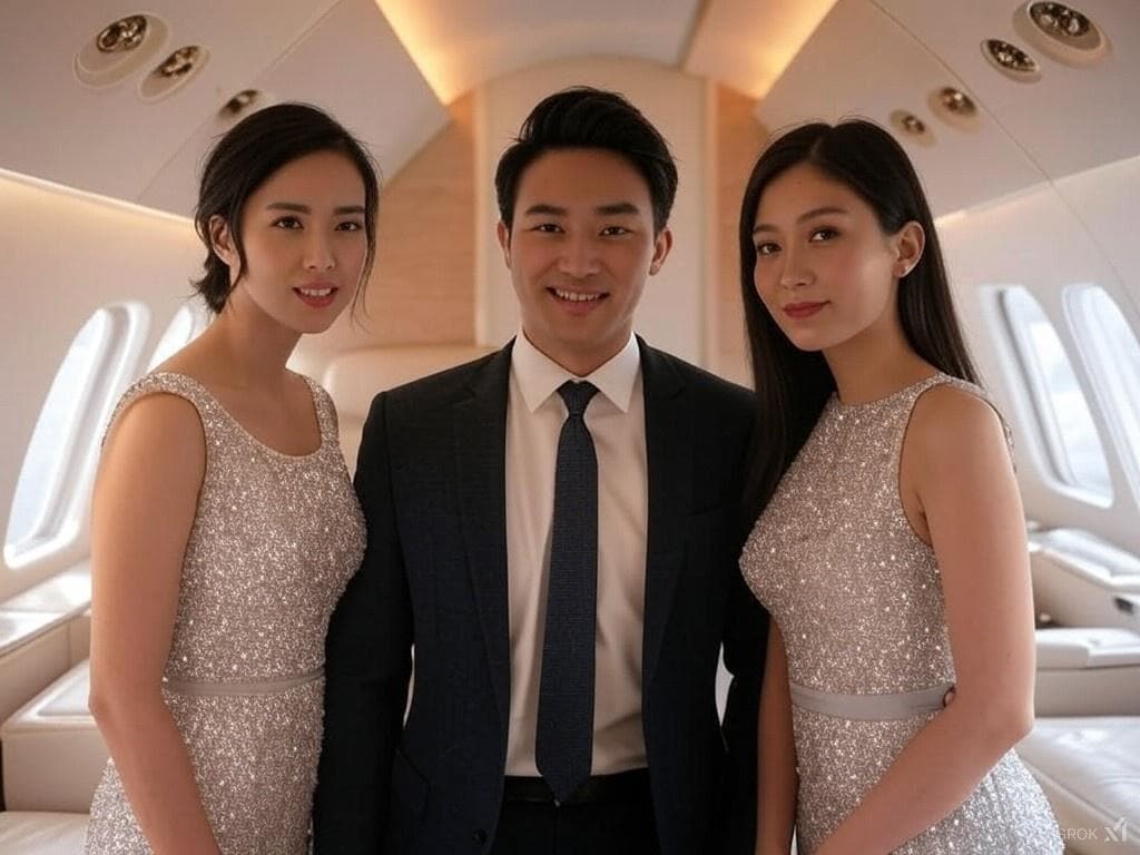 プライベートJET１　一夫多妻