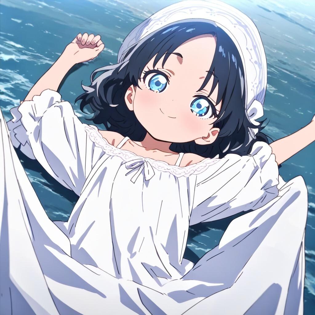 ジト目の修行で海に篭りました