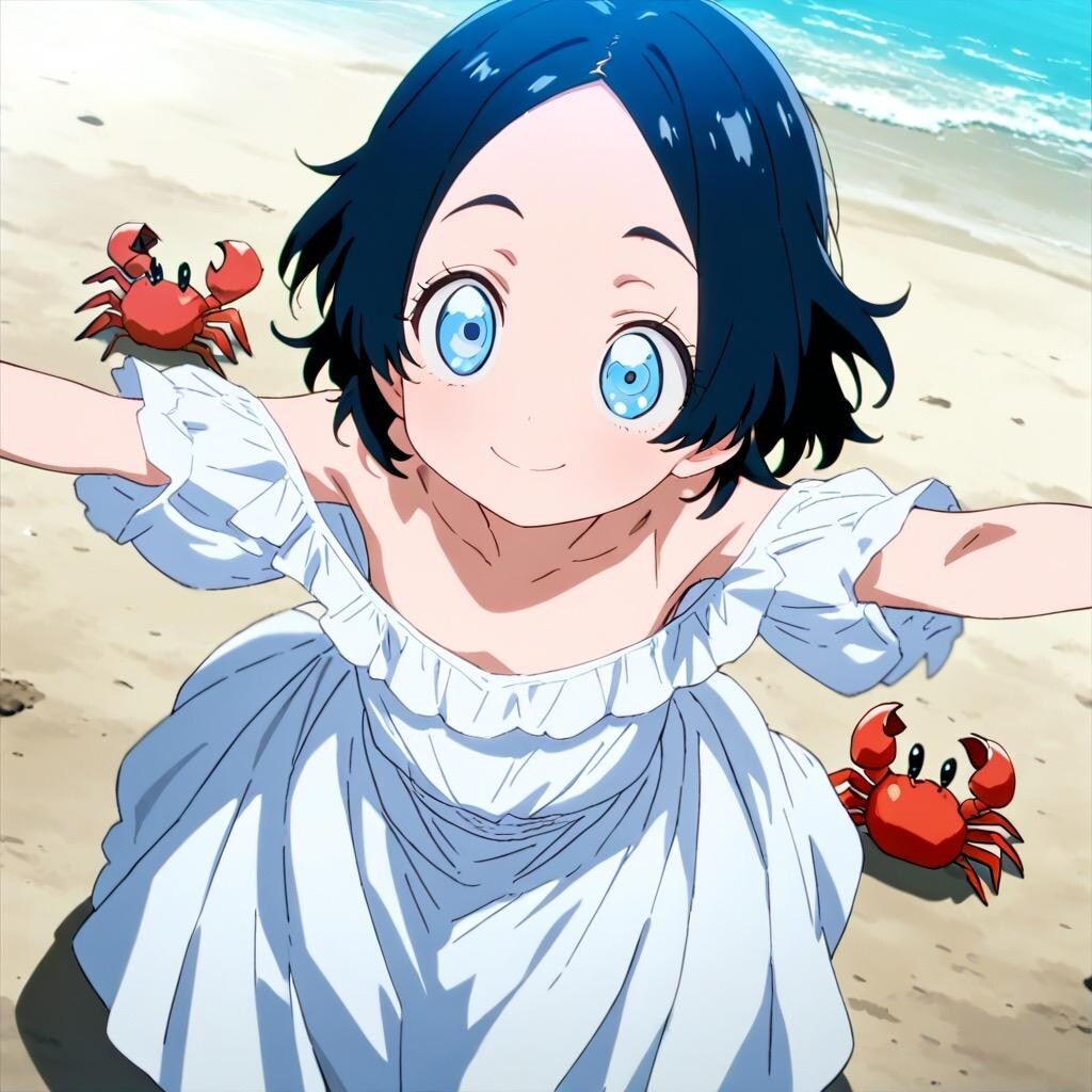 ジト目の修行で海に篭りました