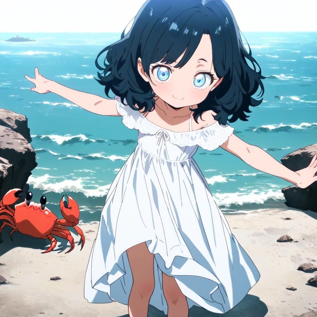 ジト目の修行で海に篭りました