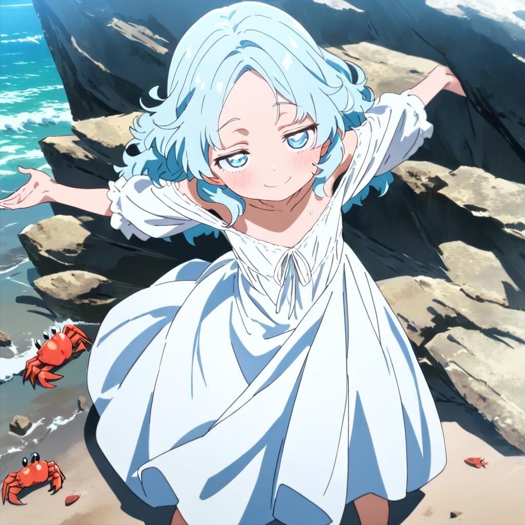 ジト目の修行で海に篭りました