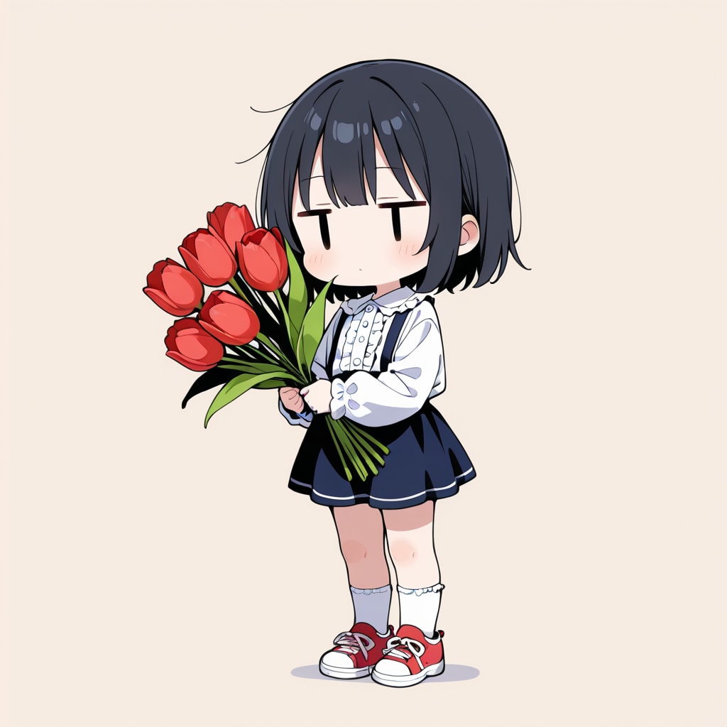 チューリップを贈る