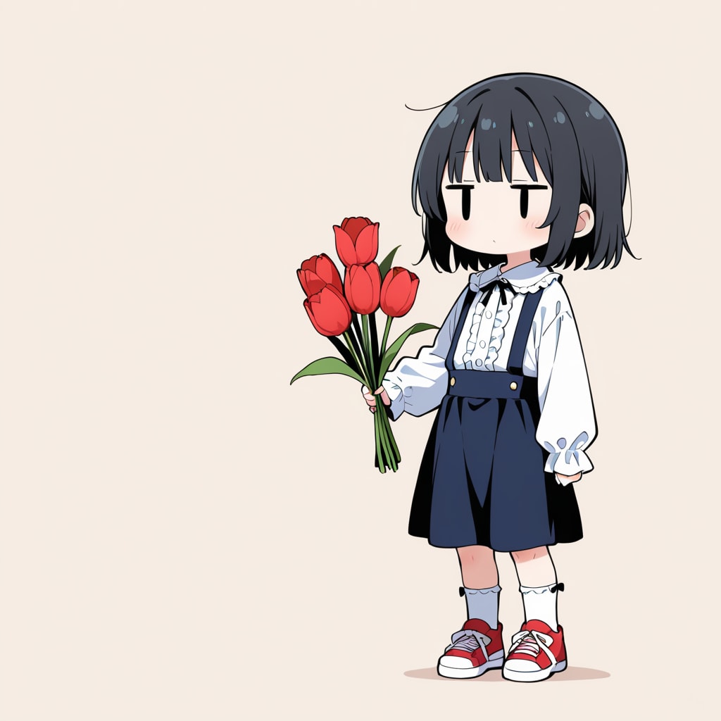 チューリップを贈る