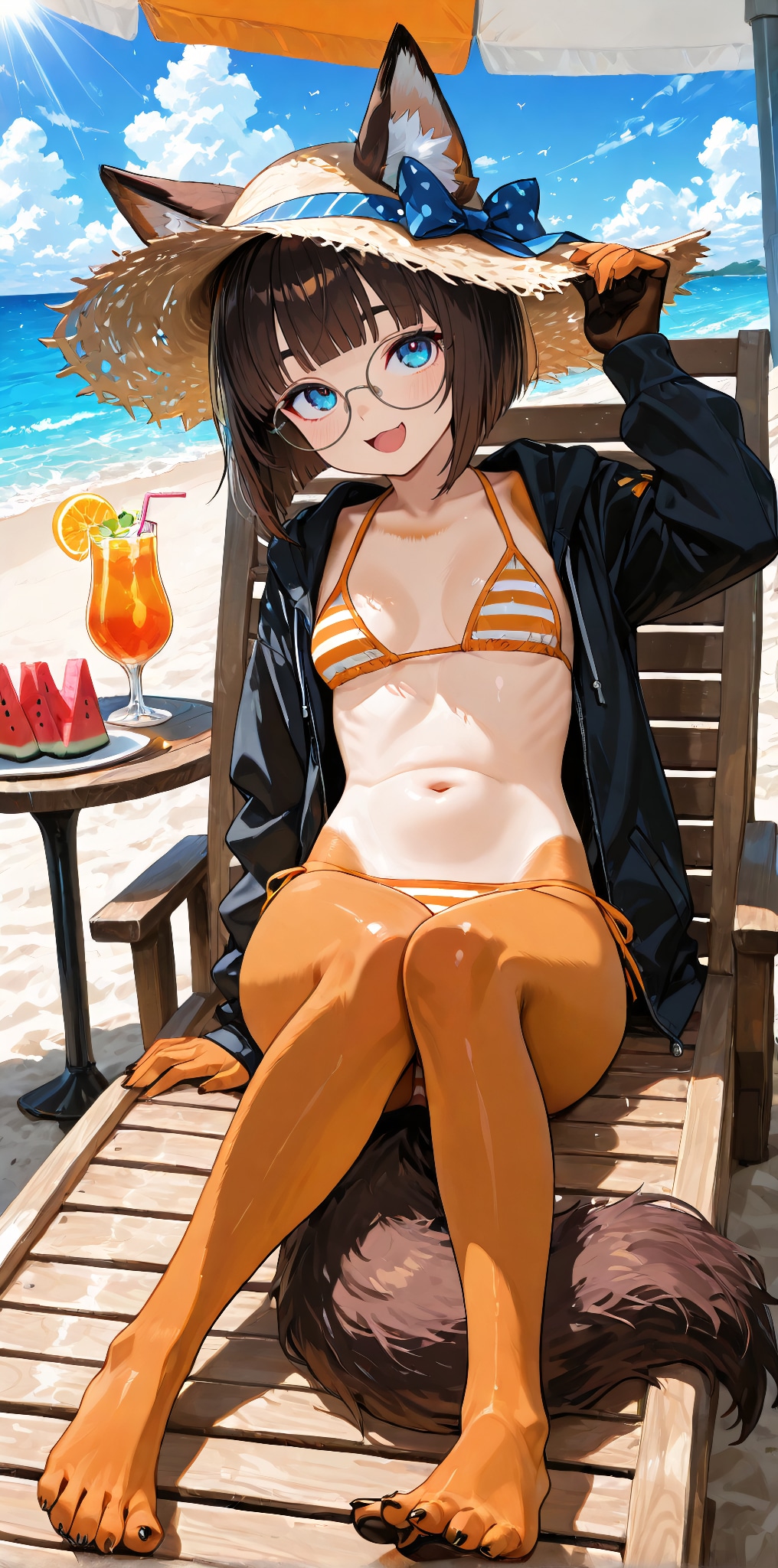 海でのんびり🌊 - つばき