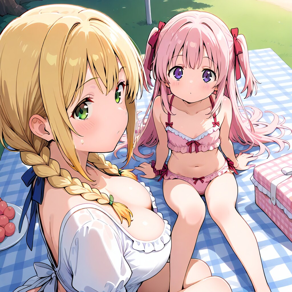 女子だけのピクニック