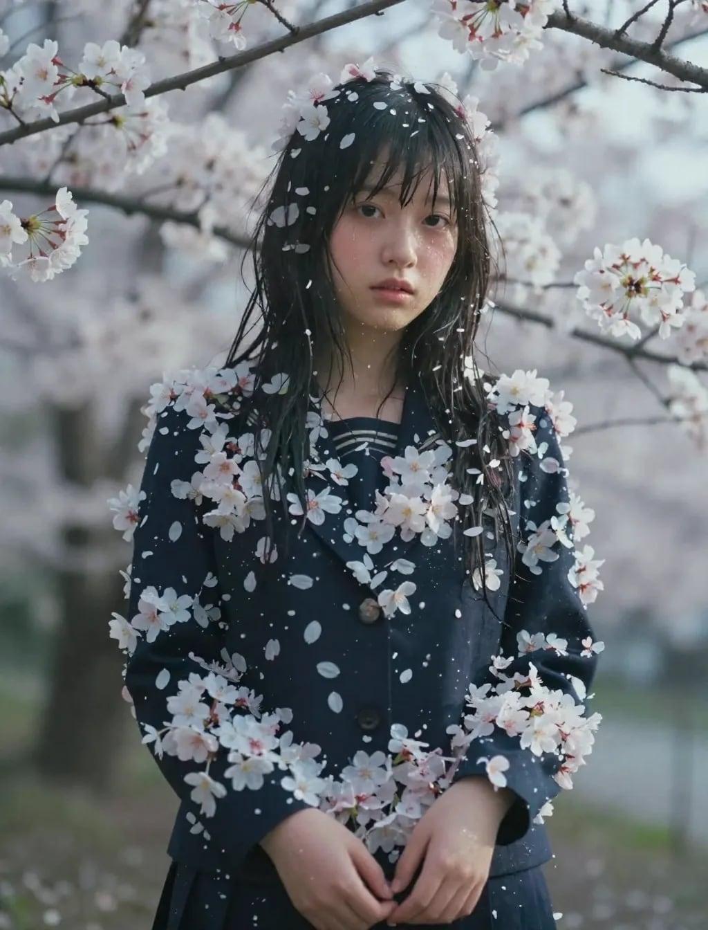 季節外れの桜まみれ