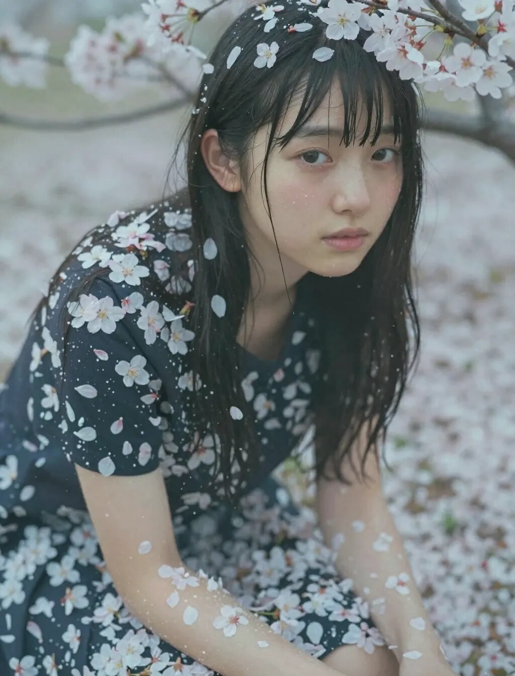 季節外れの桜まみれ