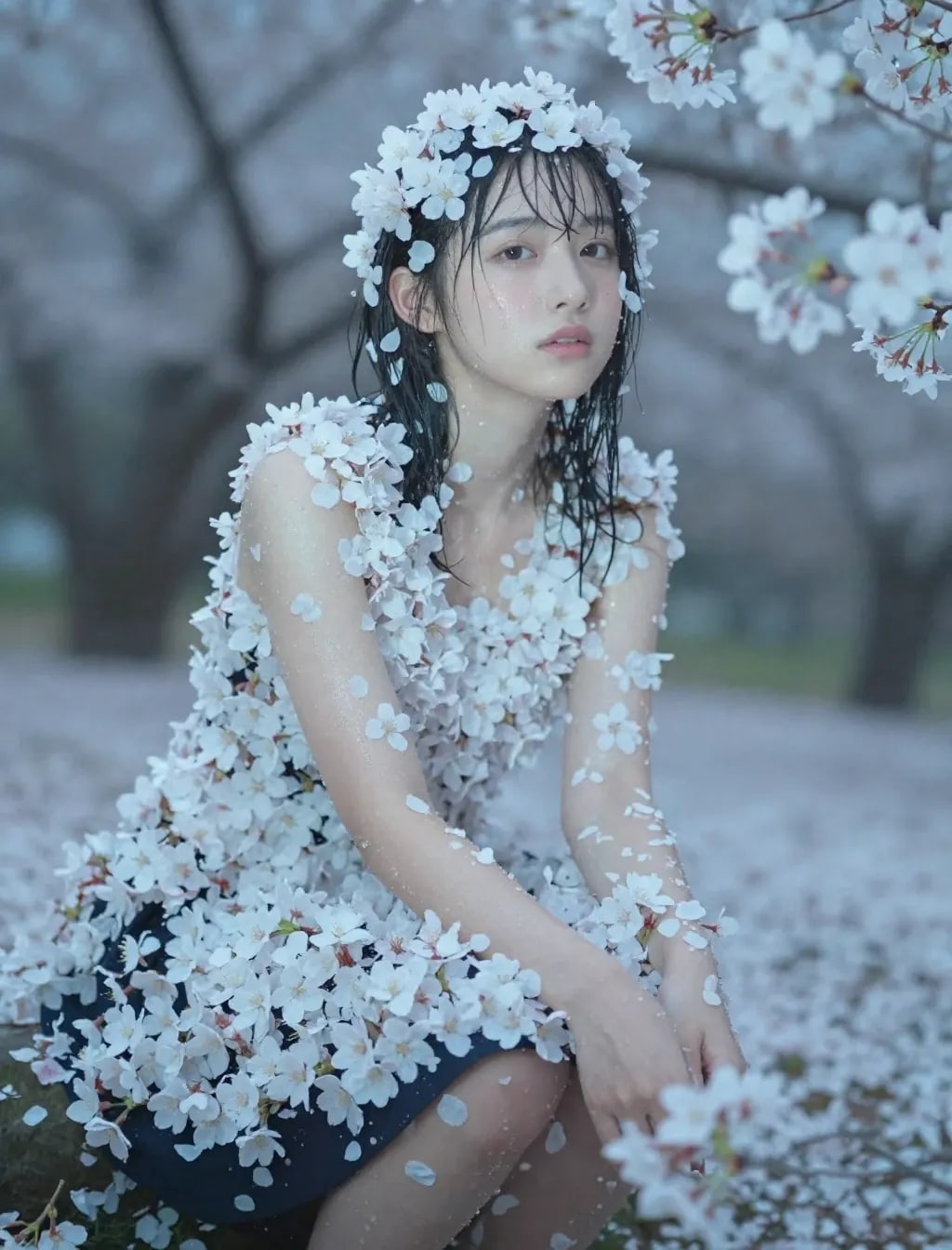 季節外れの桜まみれ