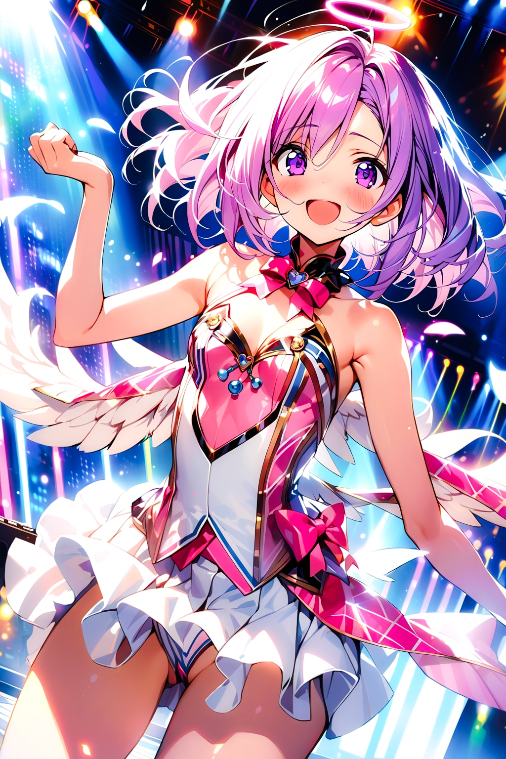 紫髪のアイドルちゃん