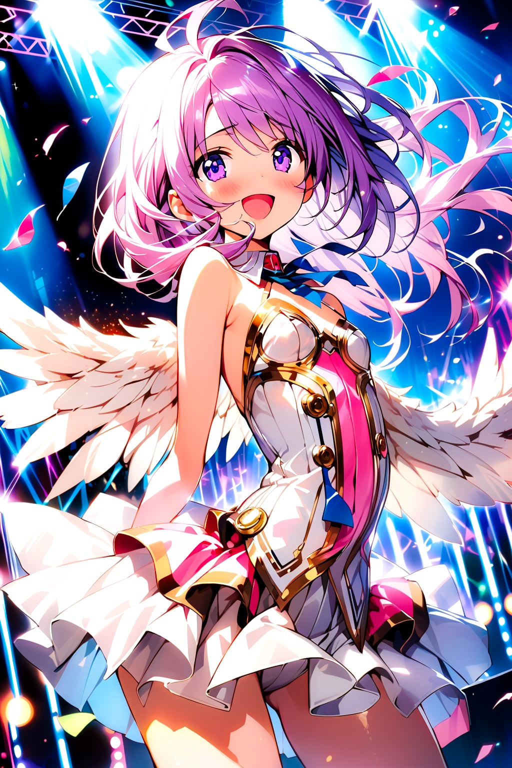 紫髪のアイドルちゃん